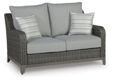 Elite Park Outdoor Loveseat with Coffee Table