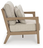 Hallow Creek Outdoor Sofa and Loveseat with Coffee Table