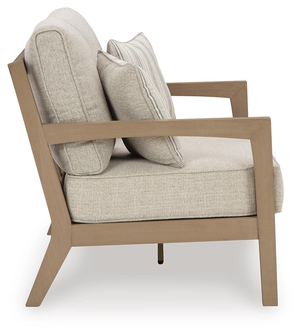Hallow Creek Outdoor Sofa and Loveseat