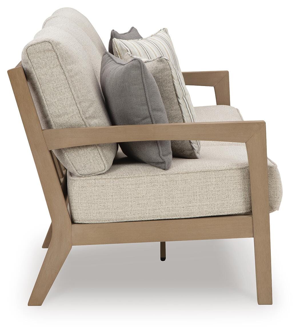 Hallow Creek Outdoor Sofa and Loveseat