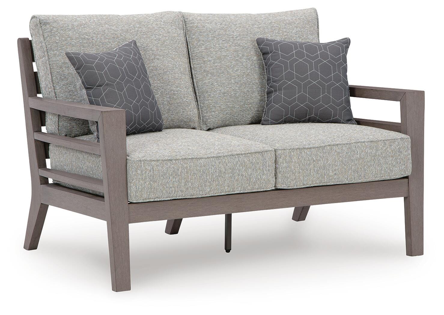 Hillside Barn Outdoor Sofa and Loveseat with Coffee Table