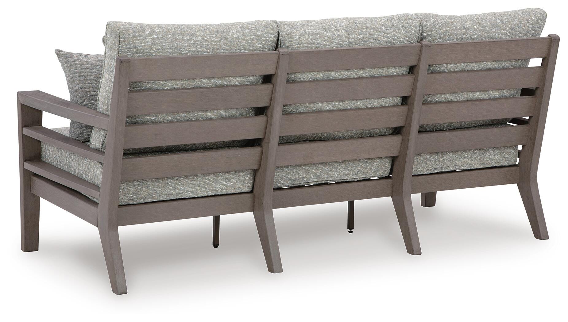 Hillside Barn Outdoor Sofa and 2 Chairs with Coffee Table