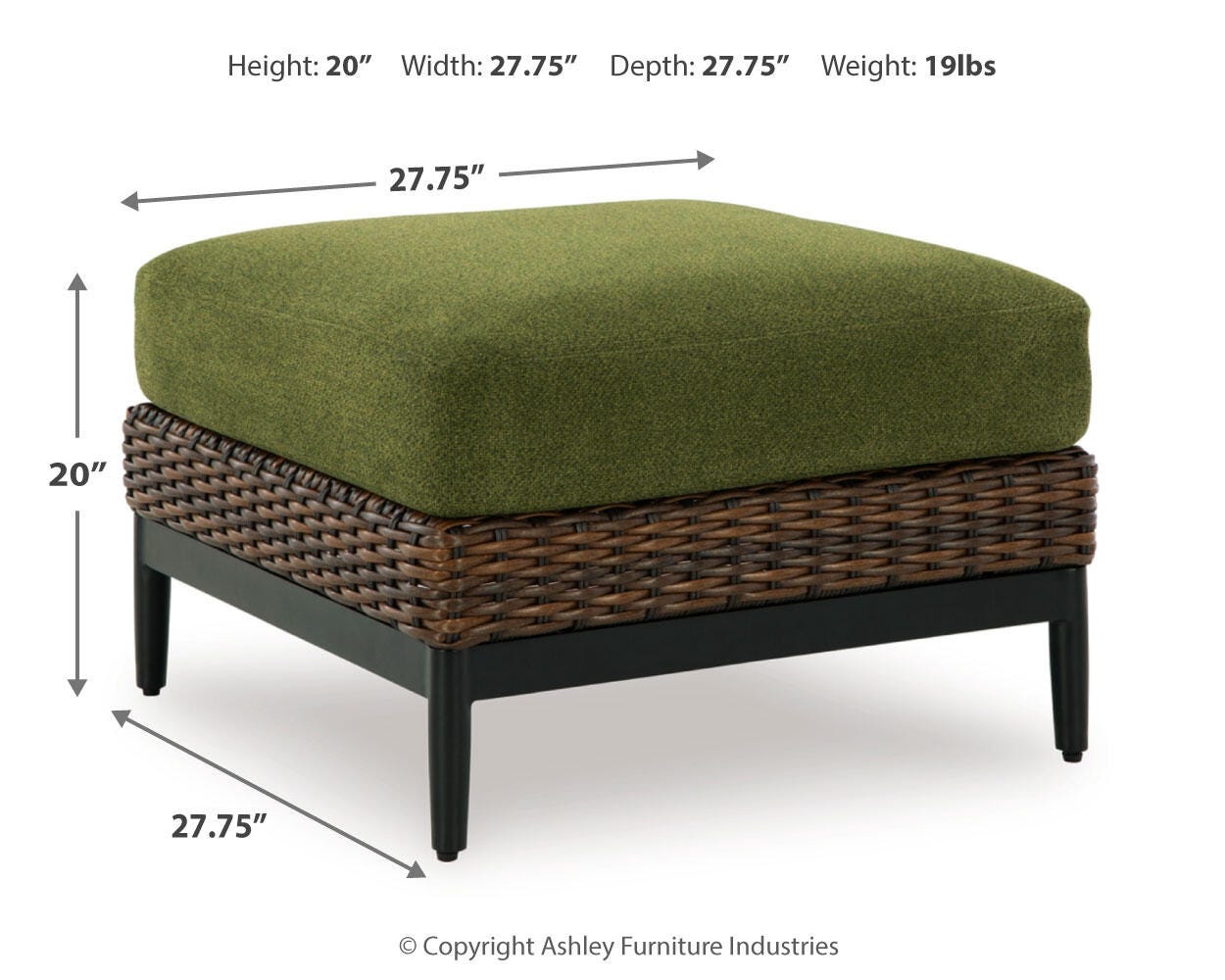 Horizon Hall Outdoor Sofa, 2 Lounge Chairs and 2 Ottomans