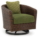 Horizon Hall Outdoor Sofa and 2 Swivel Lounge Chairs