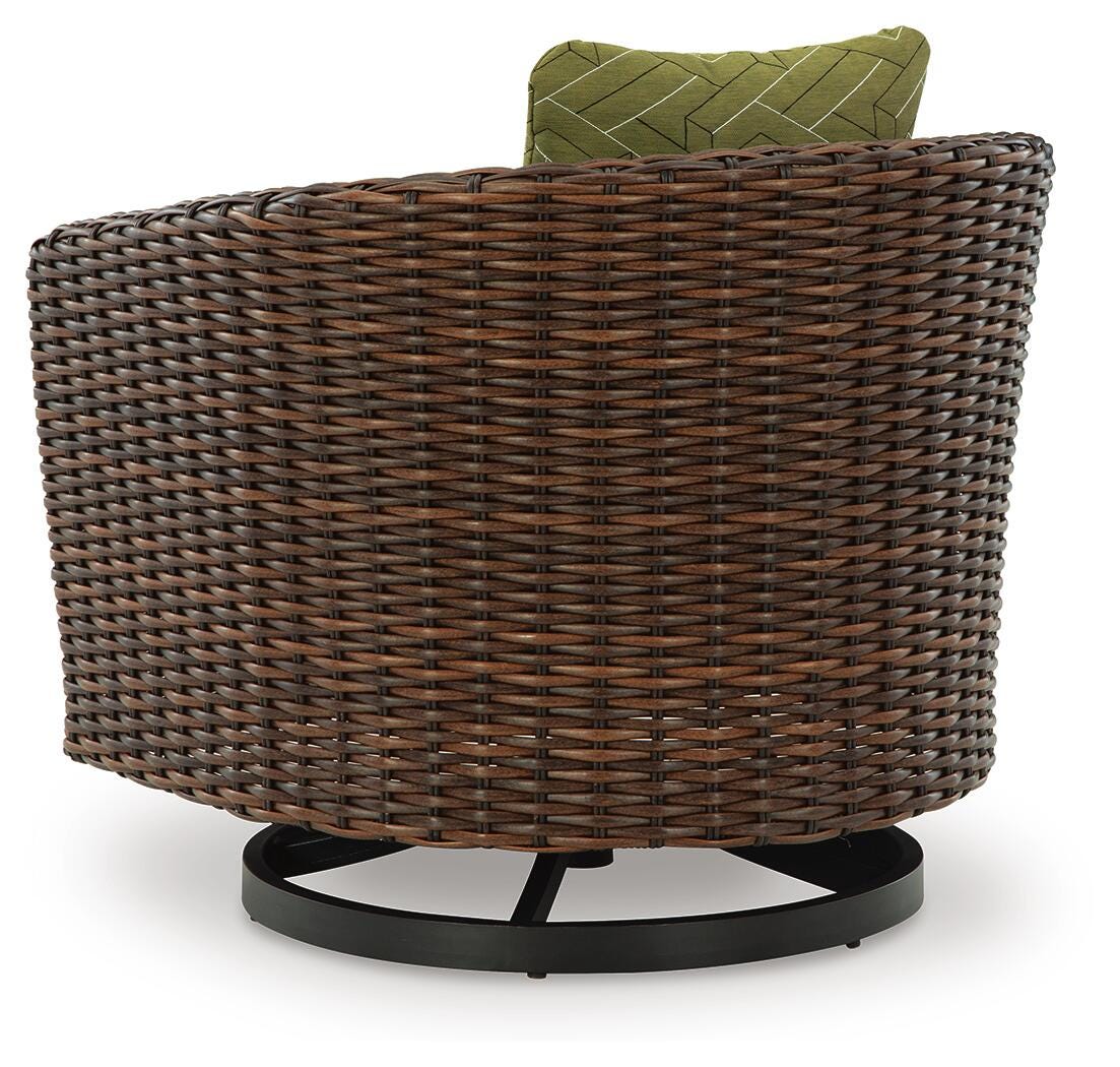 Horizon Hall Outdoor Sofa, 2 Lounge Chairs, Ottoman and Coffee Table