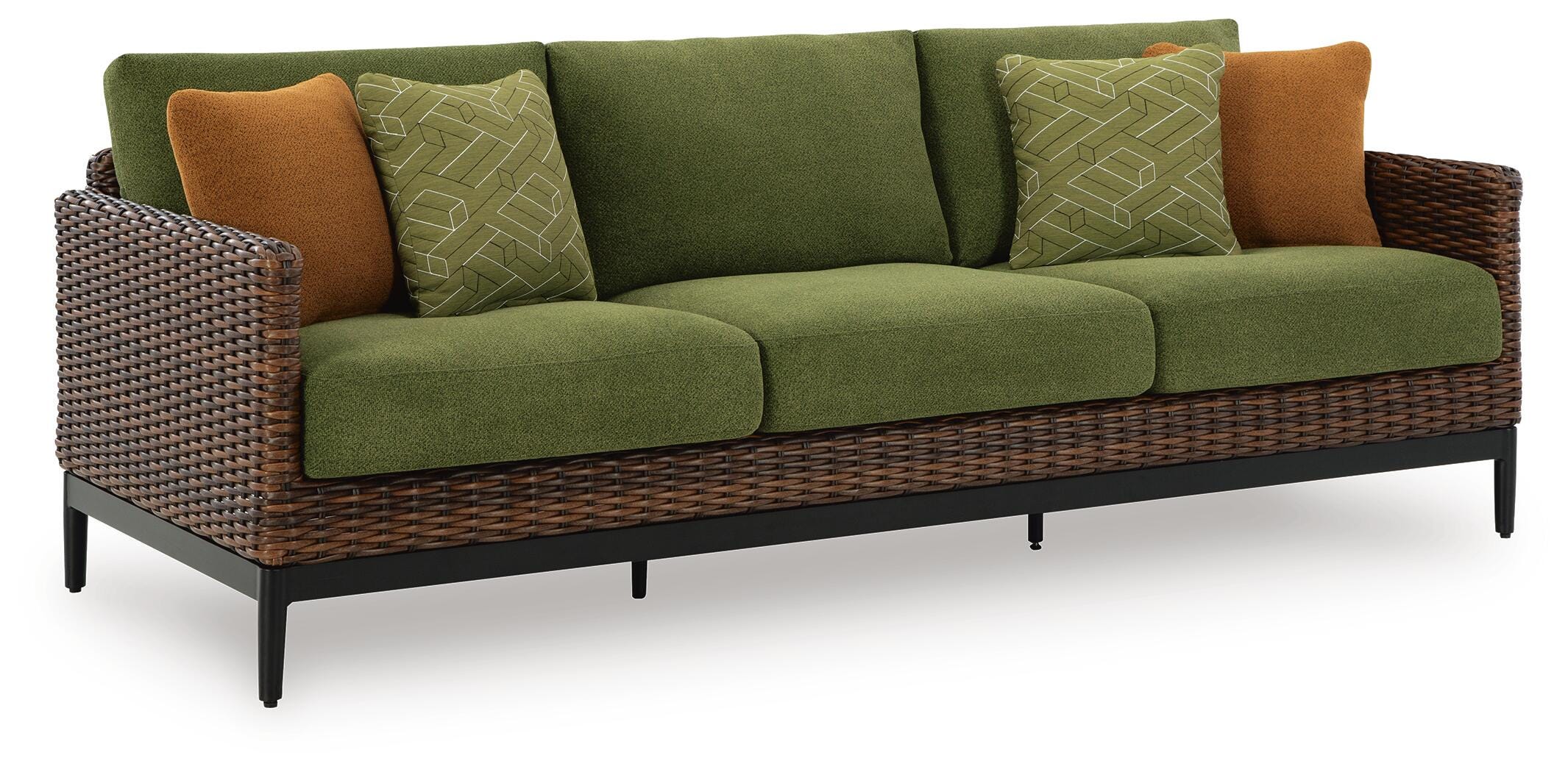 Horizon Hall Outdoor Sofa and 2 Swivel Lounge Chairs