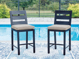 East Beach Outdoor Counter Height Bar Stool (Set of 2)