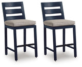 East Beach Outdoor Counter Height Bar Stool (Set of 2)