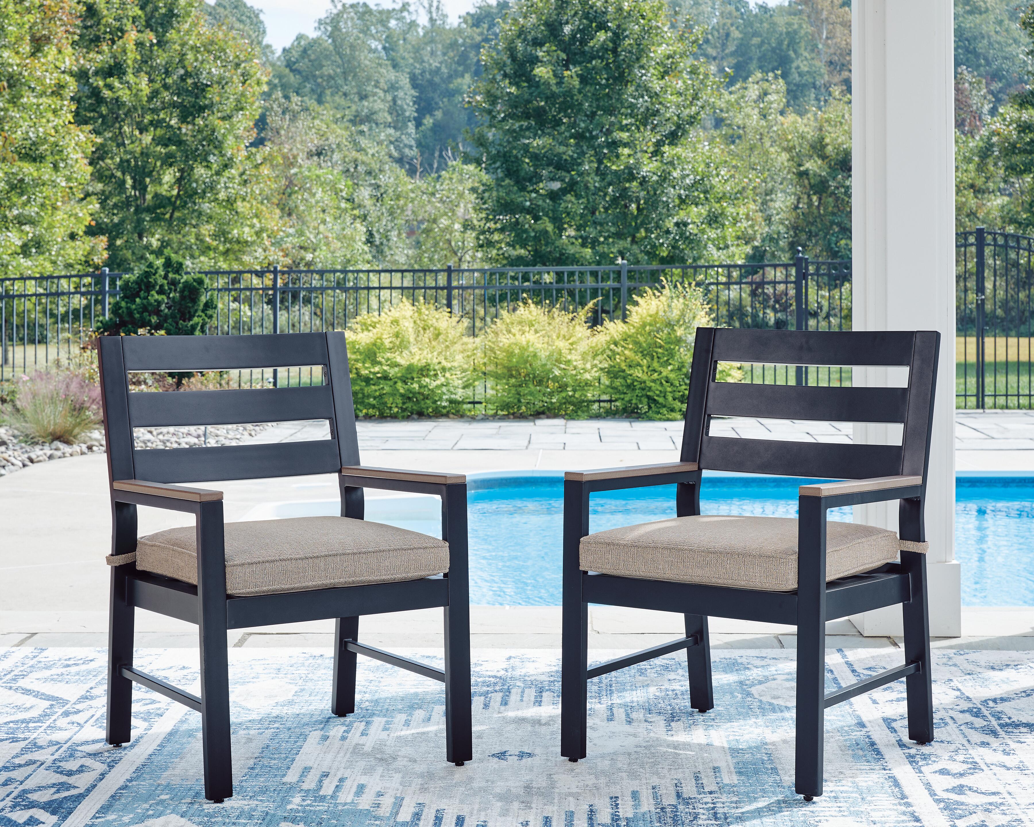 East Beach Outdoor Dining Table and 6 Chairs
