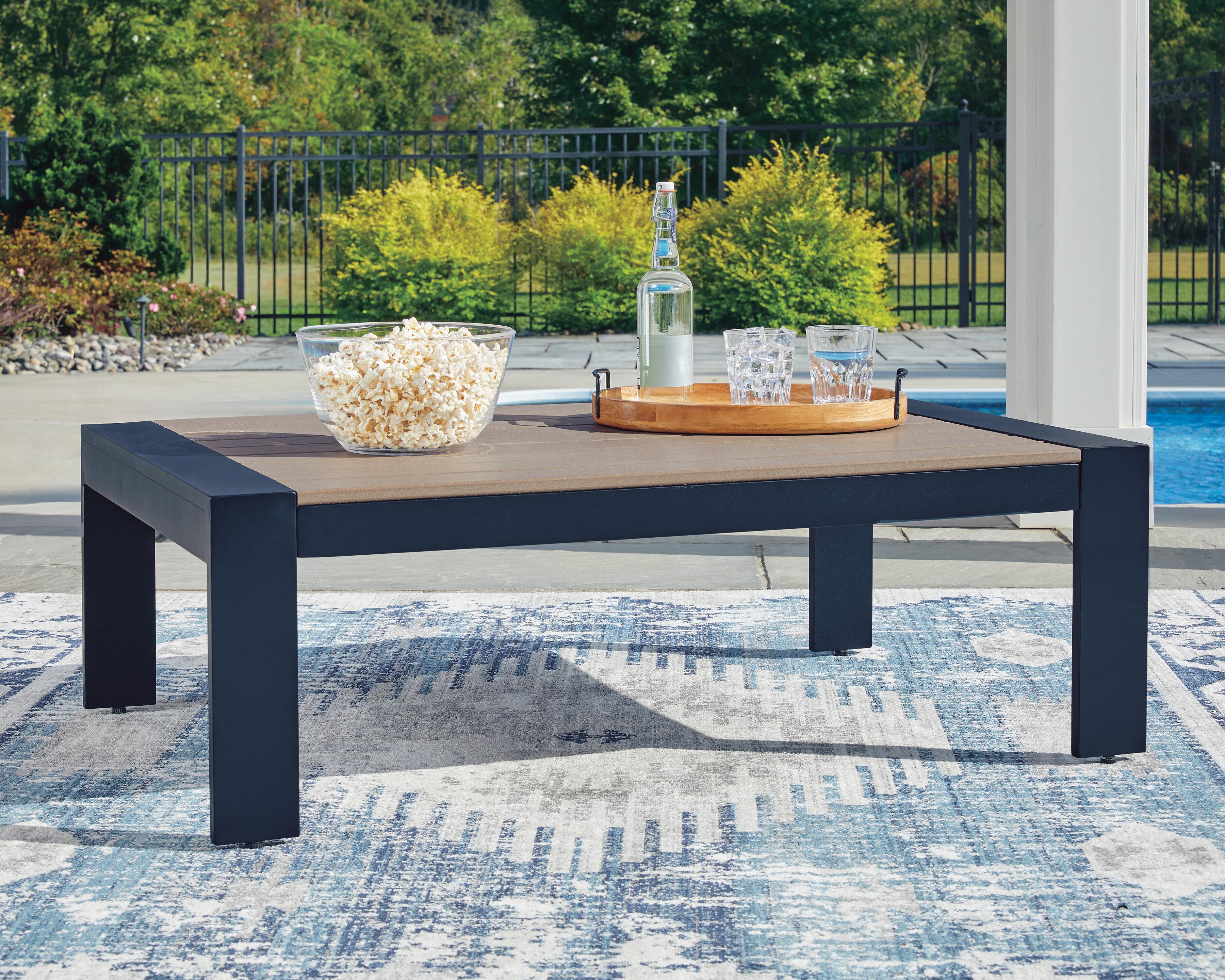 East Beach Outdoor Sofa and Loveseat with Coffee Table