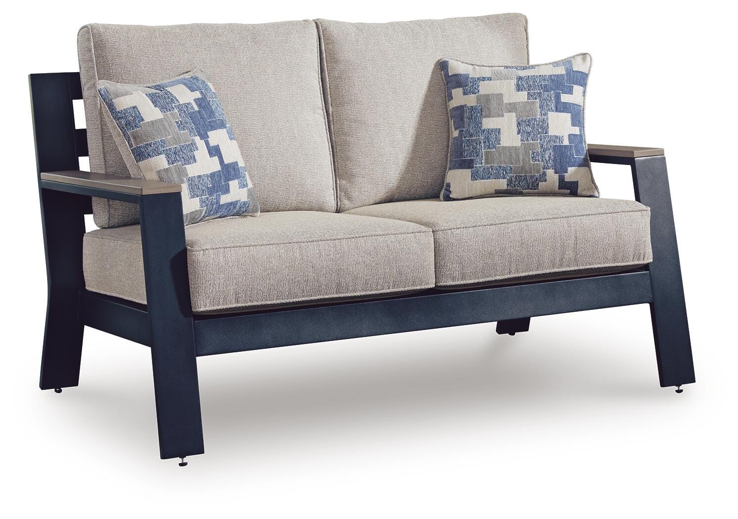 East Beach Outdoor Sofa and Loveseat with Coffee Table