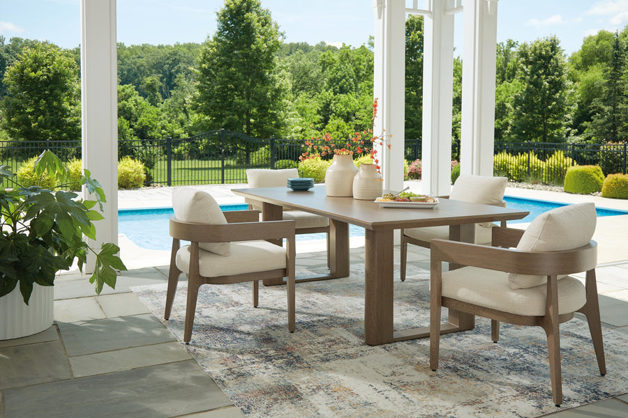 Serene Bay Outdoor Dining Table and 4 Chairs