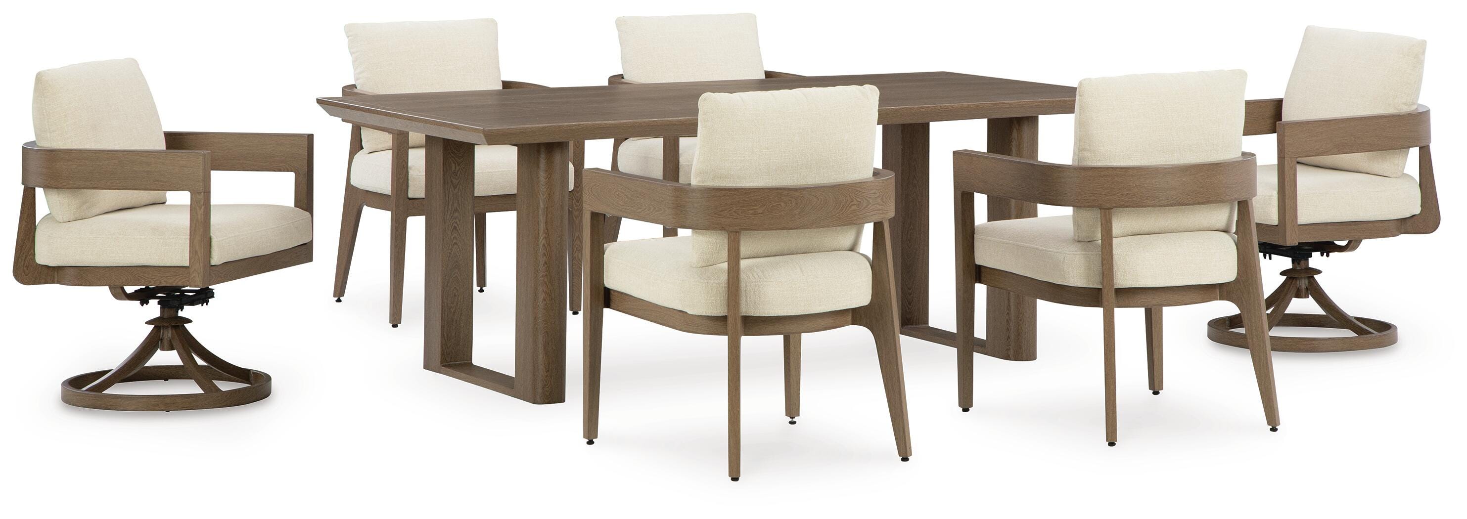 Serene Bay Outdoor Dining Table and 6 Chairs