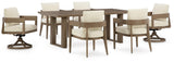 Serene Bay Outdoor Dining Table and 6 Chairs