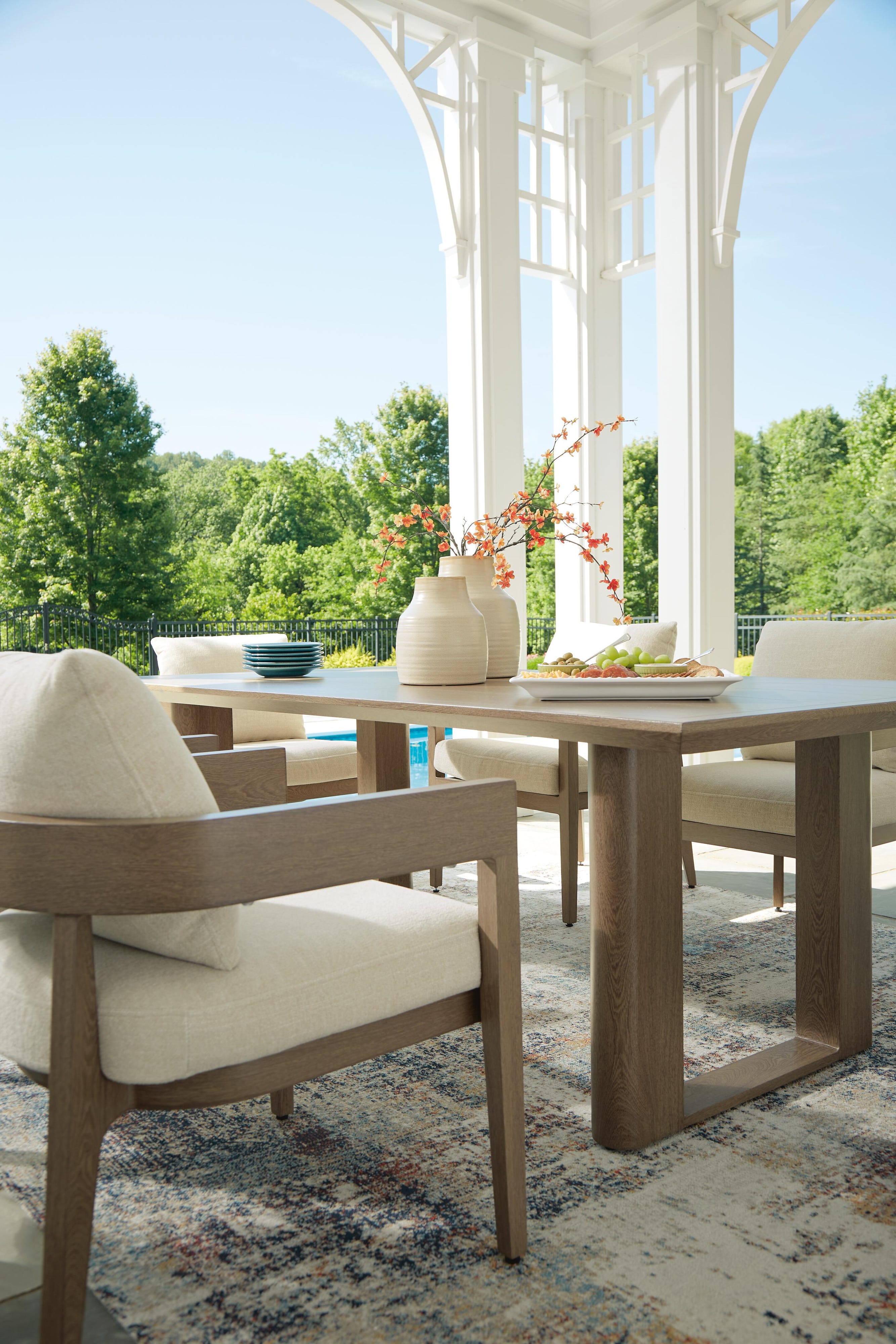 Serene Bay Outdoor Dining Table and 4 Chairs