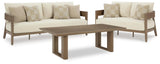 Serene Bay Outdoor Sofa and Loveseat with Coffee Table