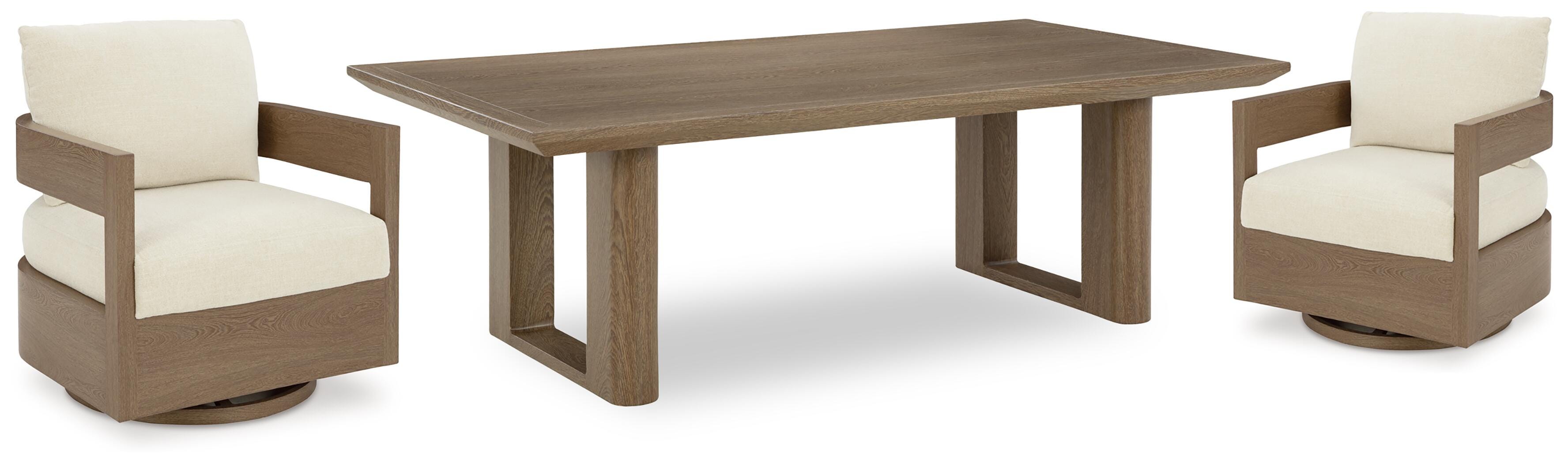 Serene Bay 2 Outdoor Lounge Chairs with End Table