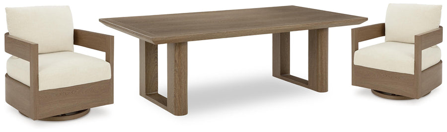 Serene Bay 2 Outdoor Lounge Chairs with End Table