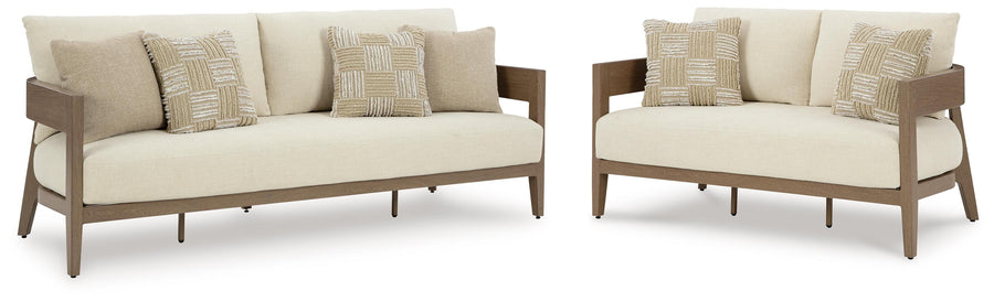 Serene Bay Outdoor Sofa and Loveseat