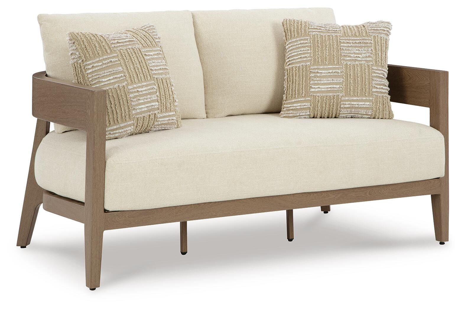 Serene Bay Outdoor Sofa and Loveseat with Coffee Table