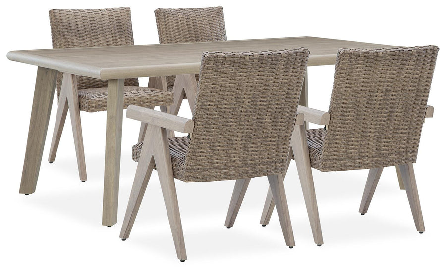 Cliff Trails Outdoor Dining Table and 4 Chairs