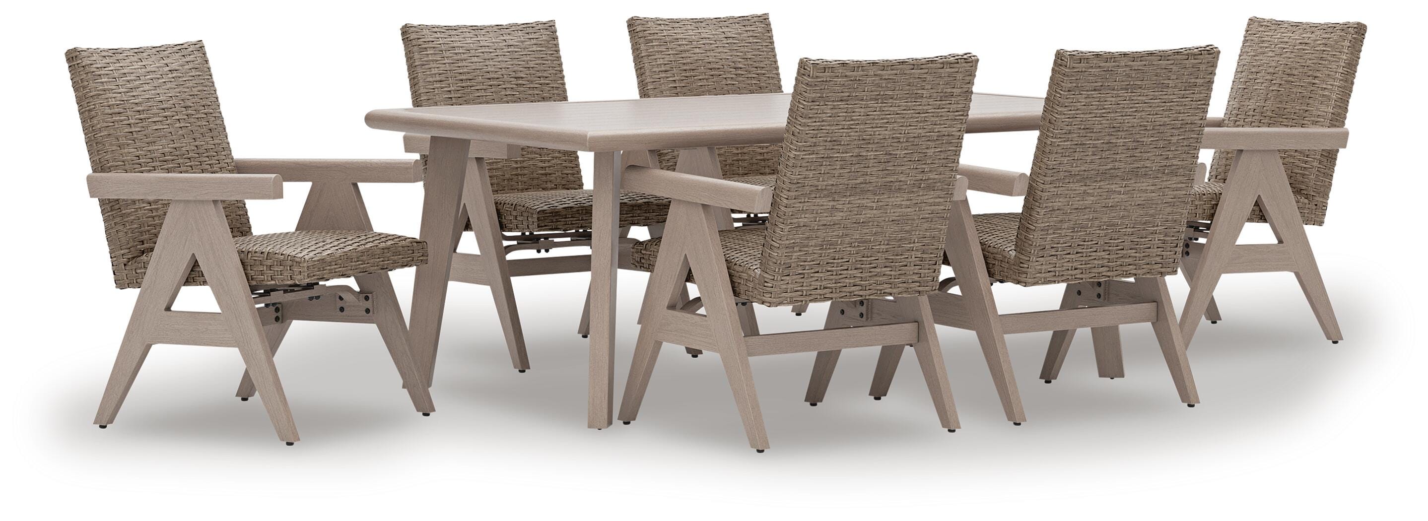 Cliff Trails Outdoor Dining Table and 6 Chairs