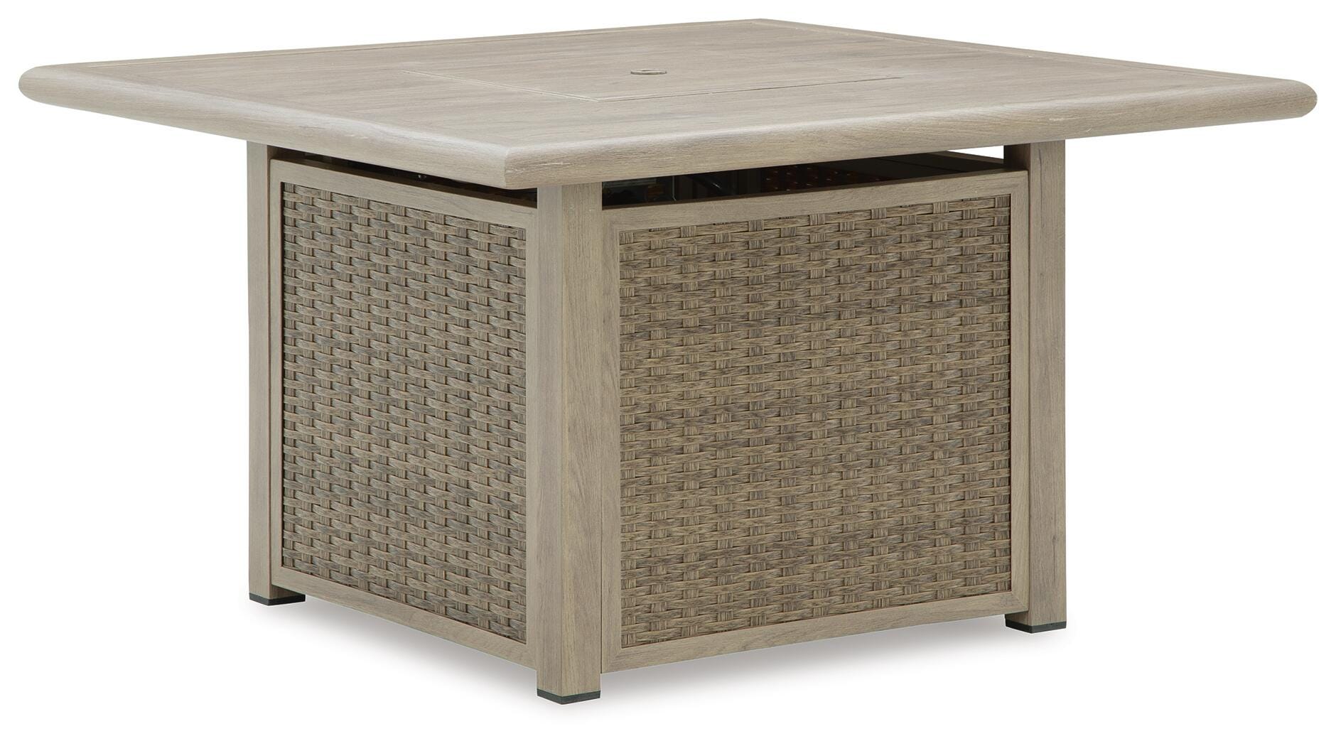 Cliff Trails Outdoor Fire Pit Table and 4 Chairs