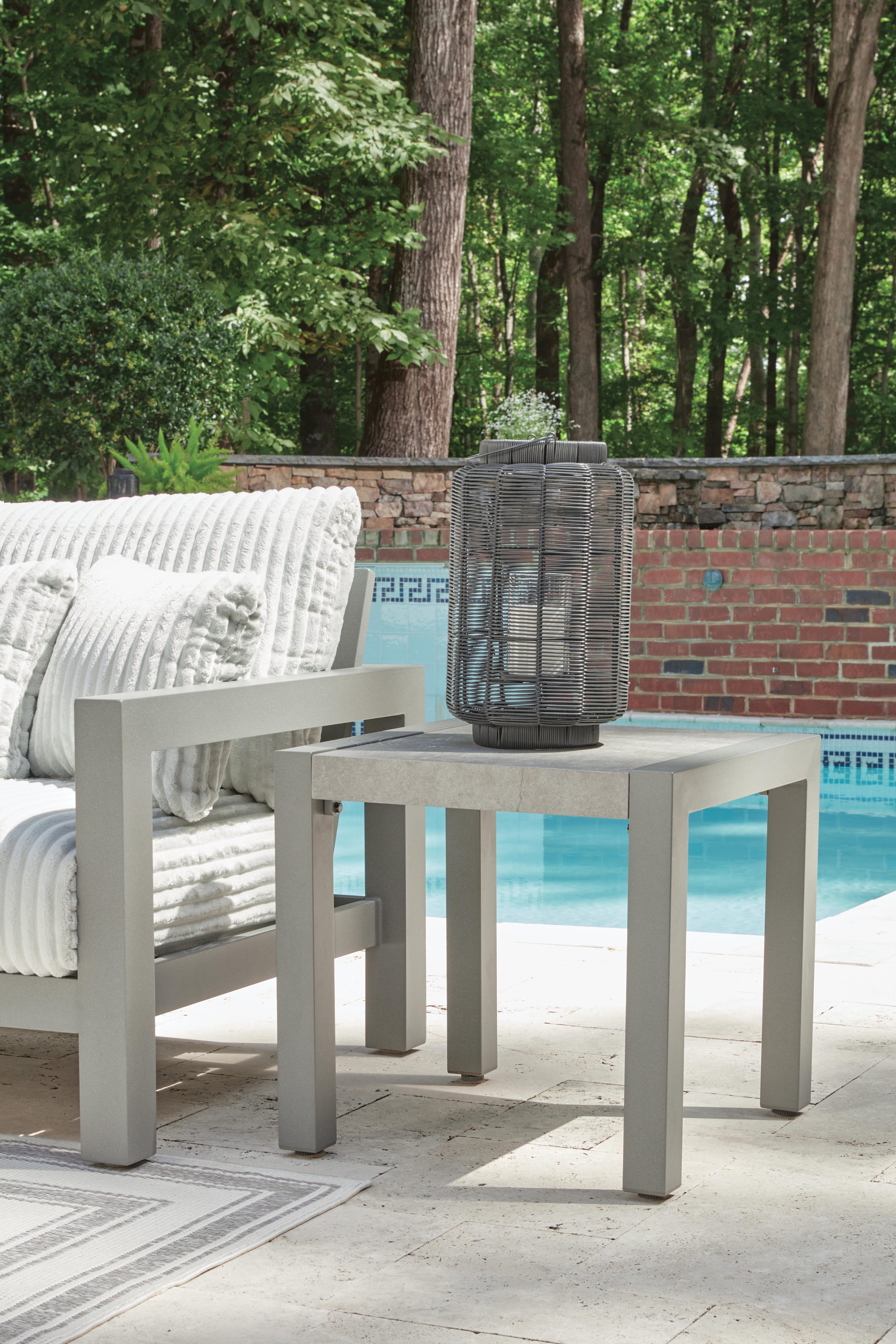 Hurley Park Outdoor Sofa and Loveseat with Coffee Table and 2 End Tables