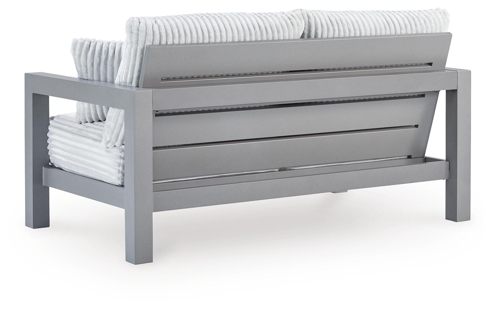 Hurley Park Outdoor Sofa and Loveseat with Coffee Table and 2 End Tables