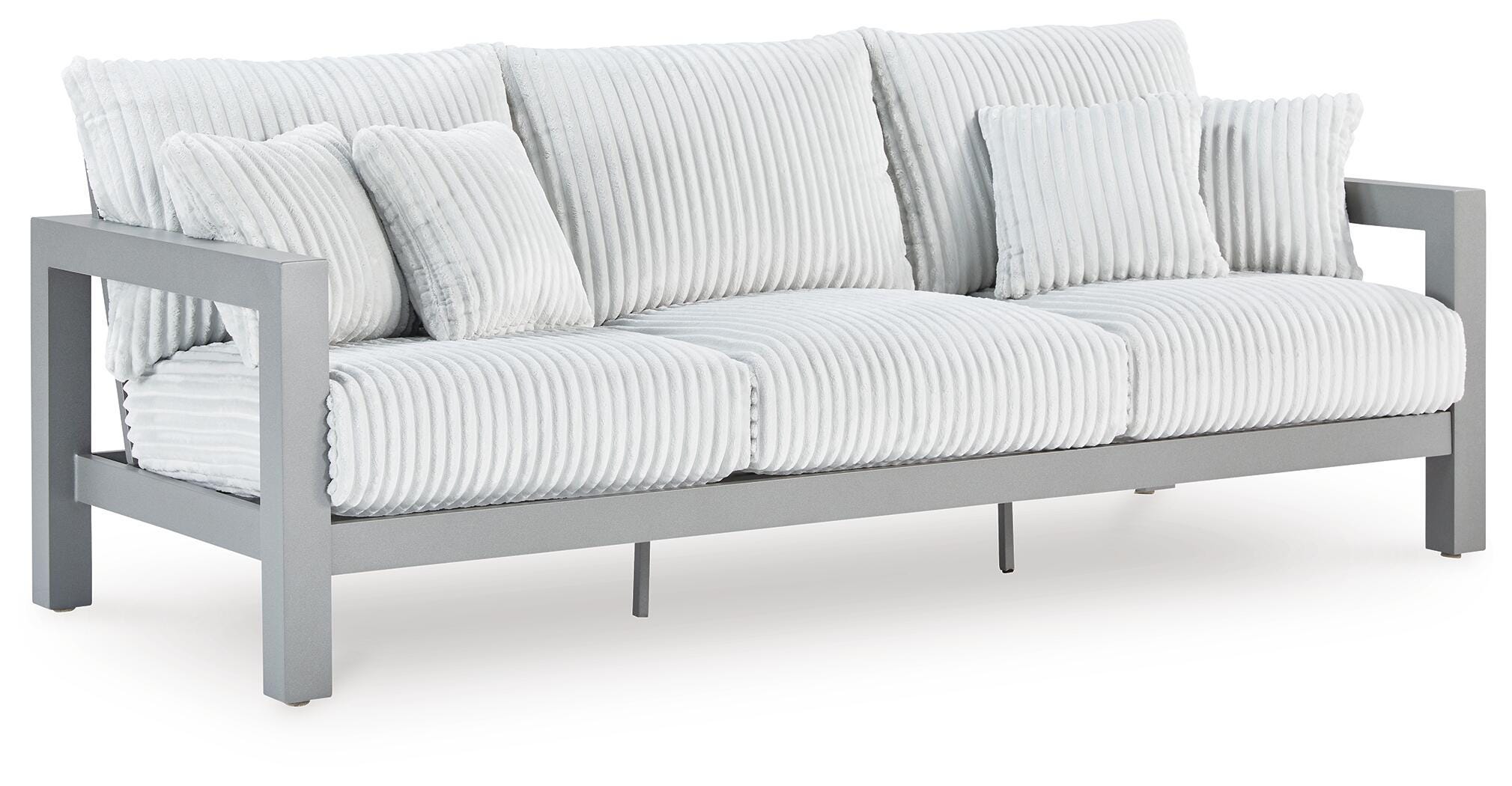Hurley Park Outdoor Sofa with 2 Lounge Chairs