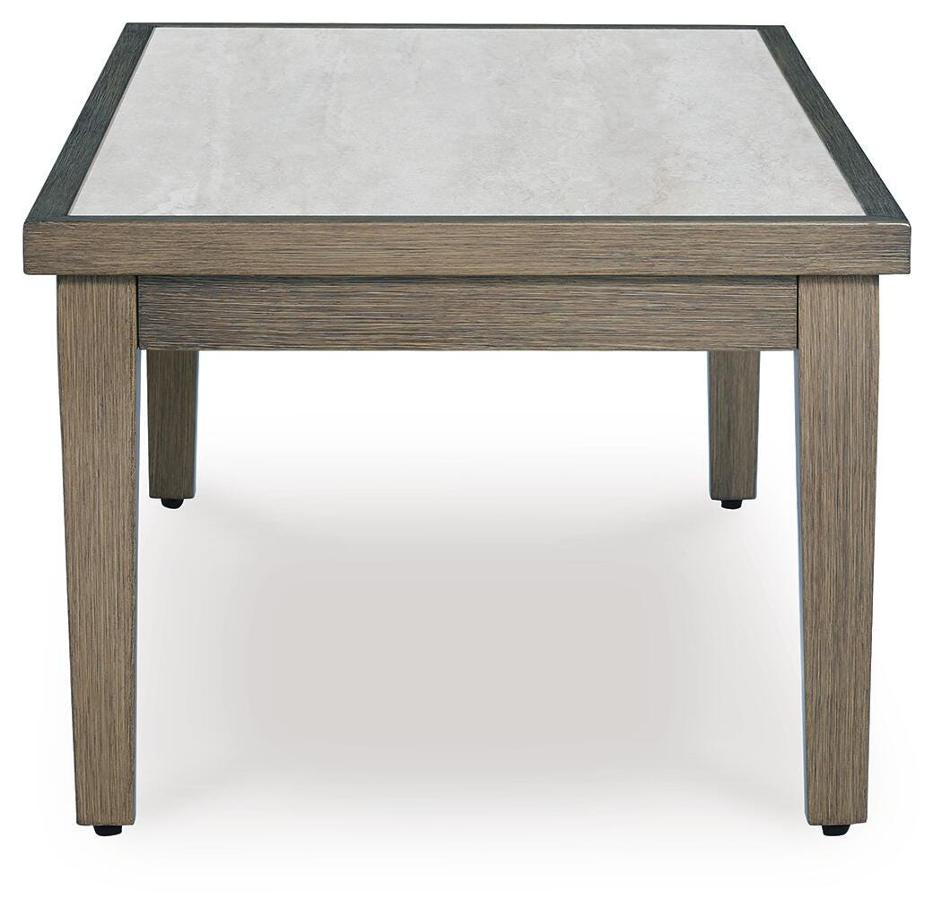 Rainier Ranch Outdoor Sofa and Loveseat with Coffee Table