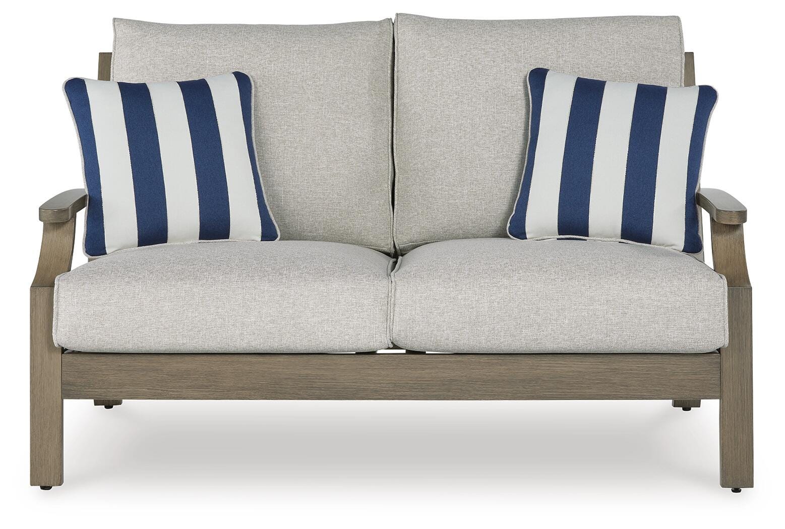 Rainier Ranch Outdoor Loveseat and 2 Chairs with Coffee Table