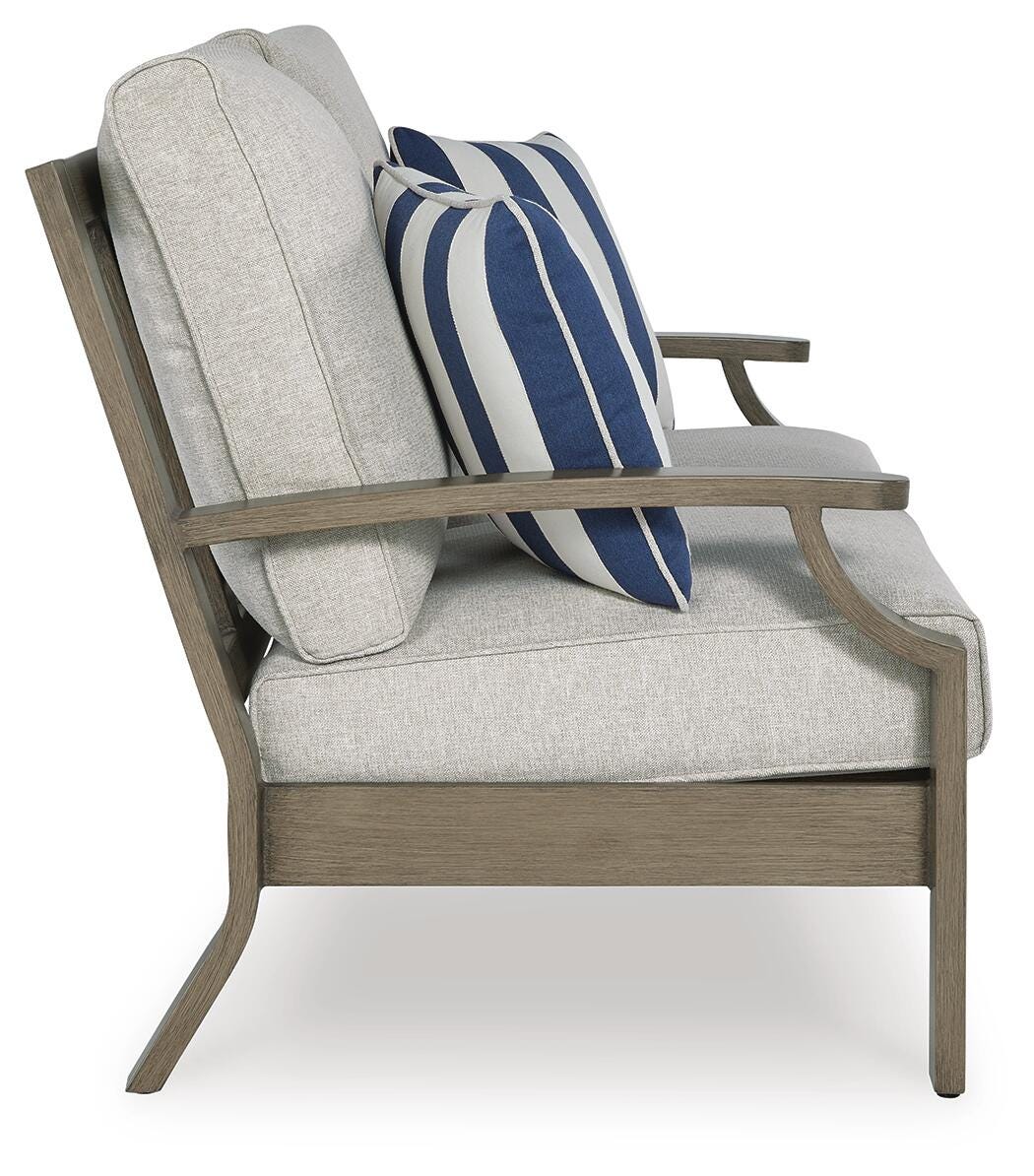 Rainier Ranch Outdoor Sofa and Loveseat with Coffee Table