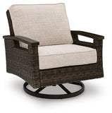 Monterey Point Outdoor Sofa with 2 Lounge Chairs