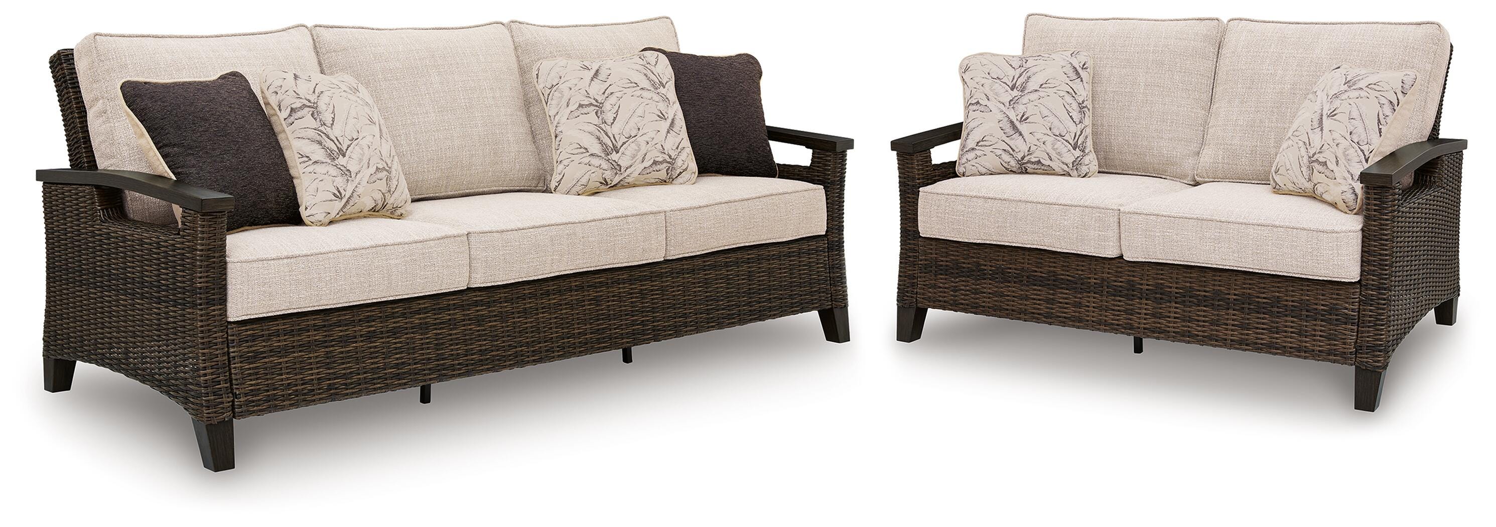 Monterey Point Outdoor Sofa and Loveseat