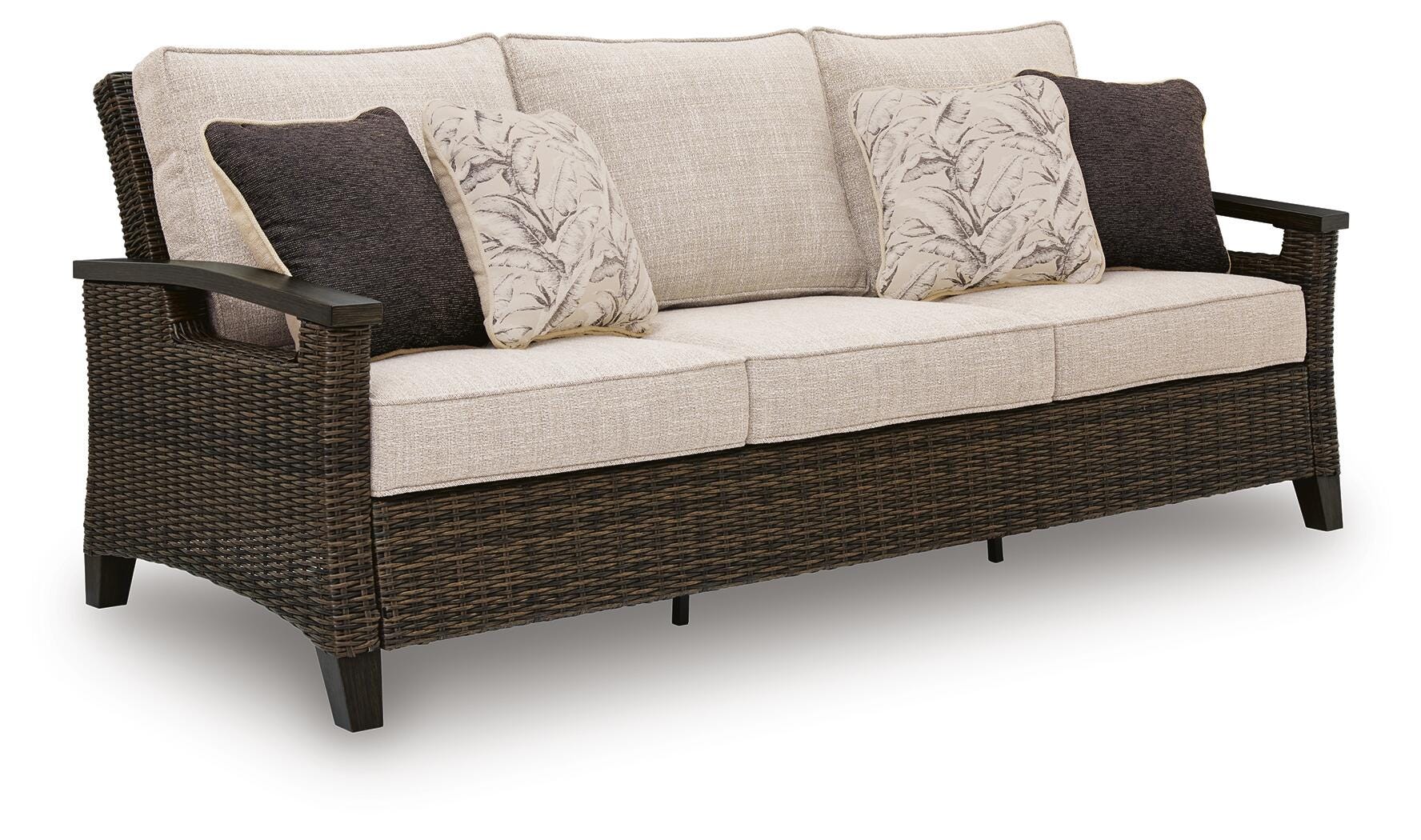 Monterey Point Outdoor Sofa and Loveseat with Coffee Table