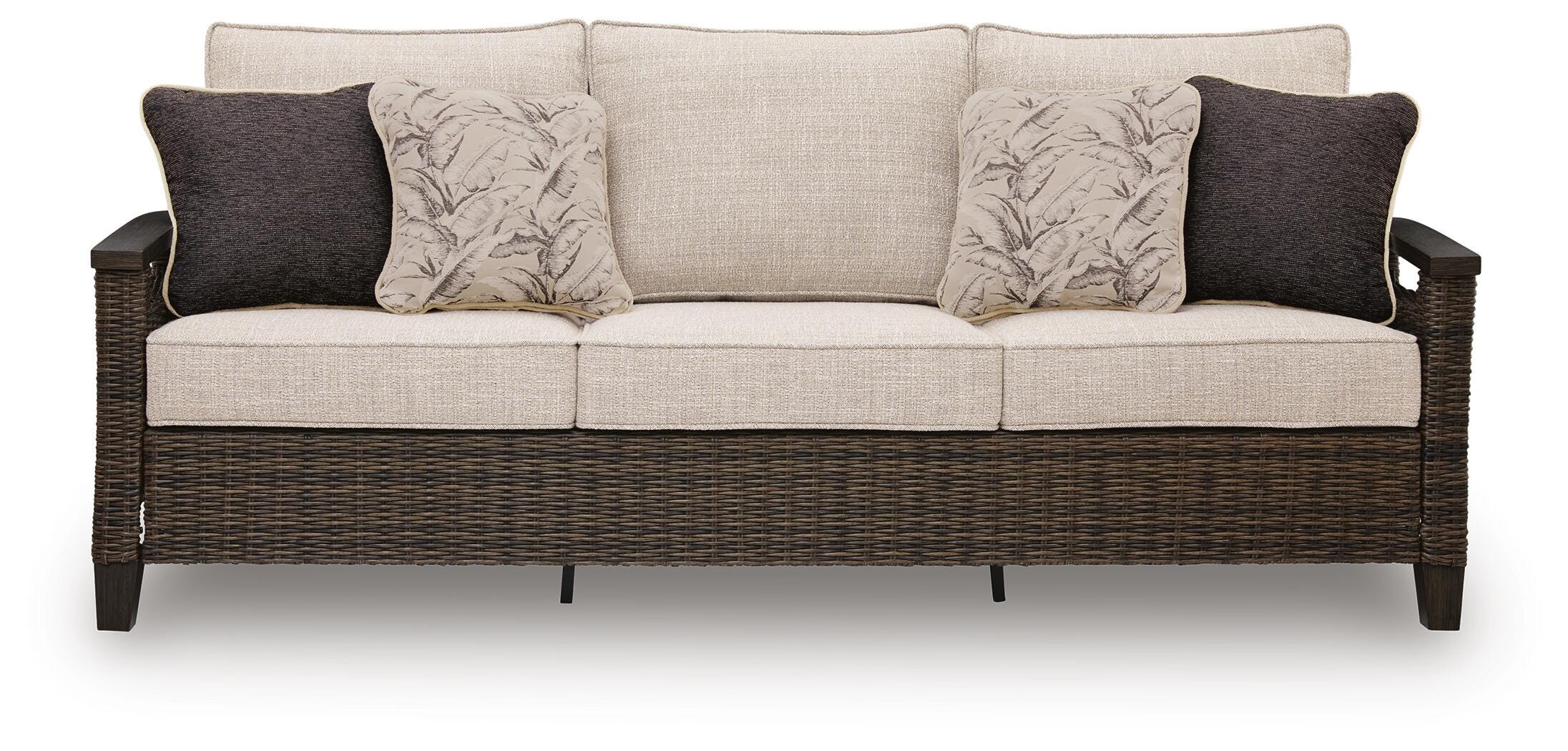 Monterey Point Outdoor Sofa and Loveseat with Coffee Table
