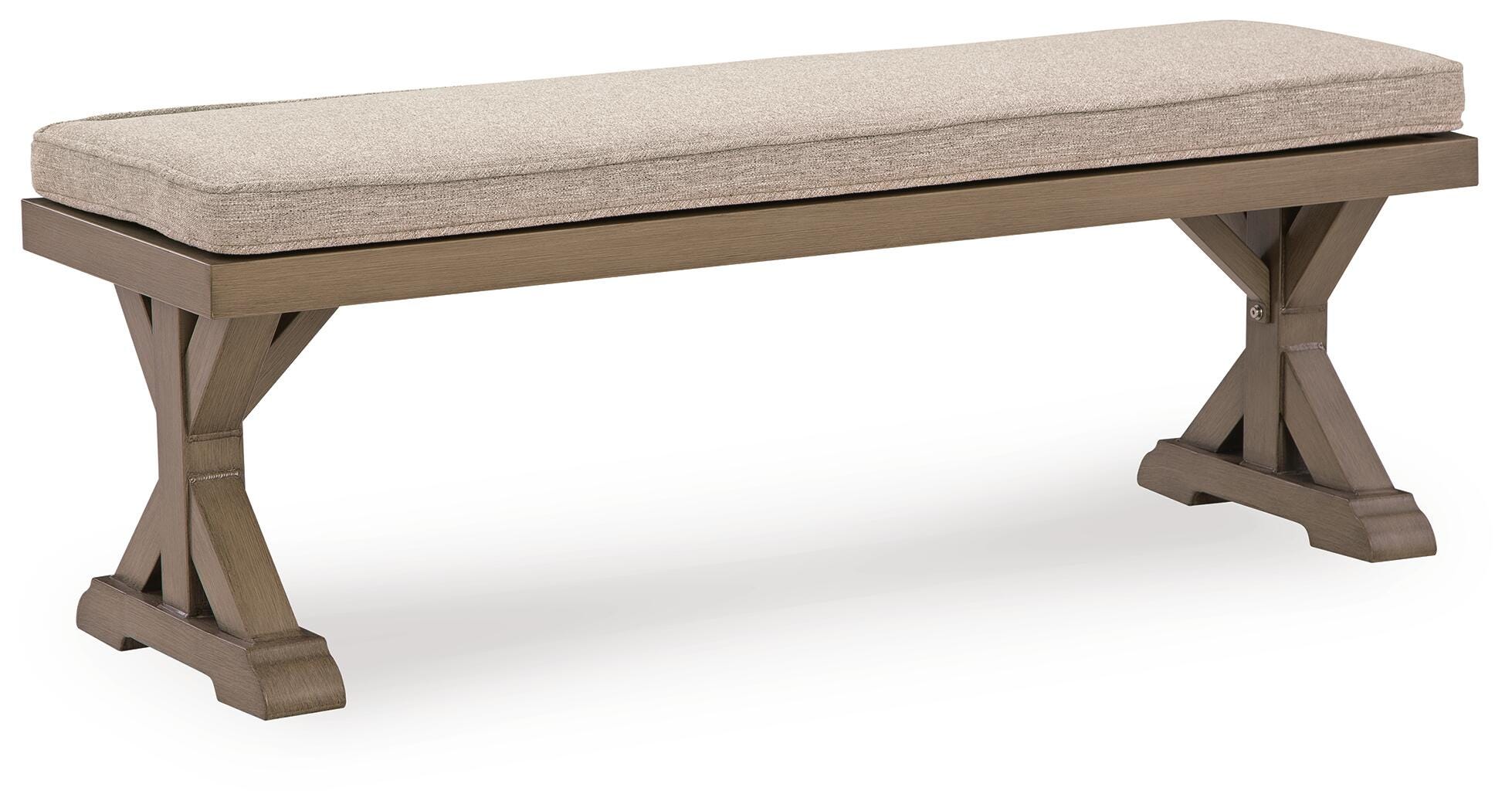 Laguna Heights Outdoor Dining Table and 4 Chairs and Bench
