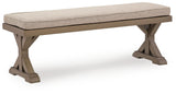 Laguna Heights Outdoor Dining Table and 4 Chairs and Bench