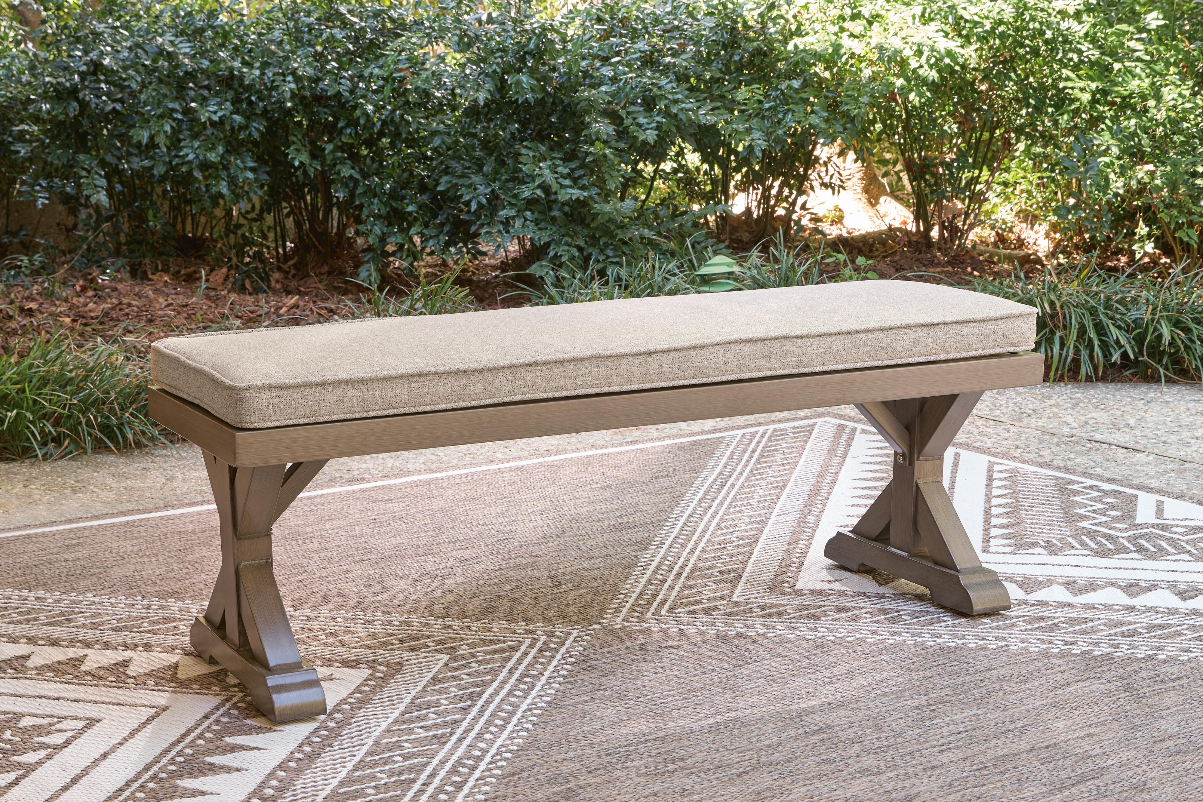 Laguna Heights Outdoor Dining Table and 4 Chairs and Bench