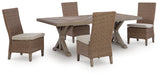 Laguna Heights Outdoor Dining Table and 4 Chairs