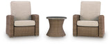 Laguna Heights 2 Outdoor Recliners and End Table