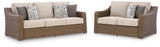Laguna Heights Outdoor Sofa and Loveseat