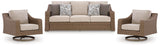 Laguna Heights Outdoor Sofa with 2 Lounge Chairs