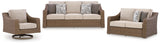 Laguna Heights Outdoor Sofa and Loveseat with Lounge Chair