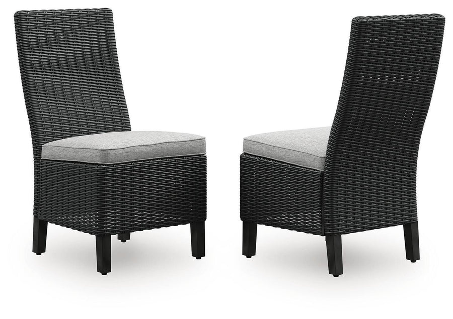 Beachcroft Outdoor Side Chair with Cushion (Set of 2)