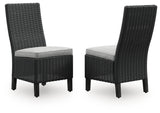 Beachcroft Outdoor Side Chair with Cushion (Set of 2)