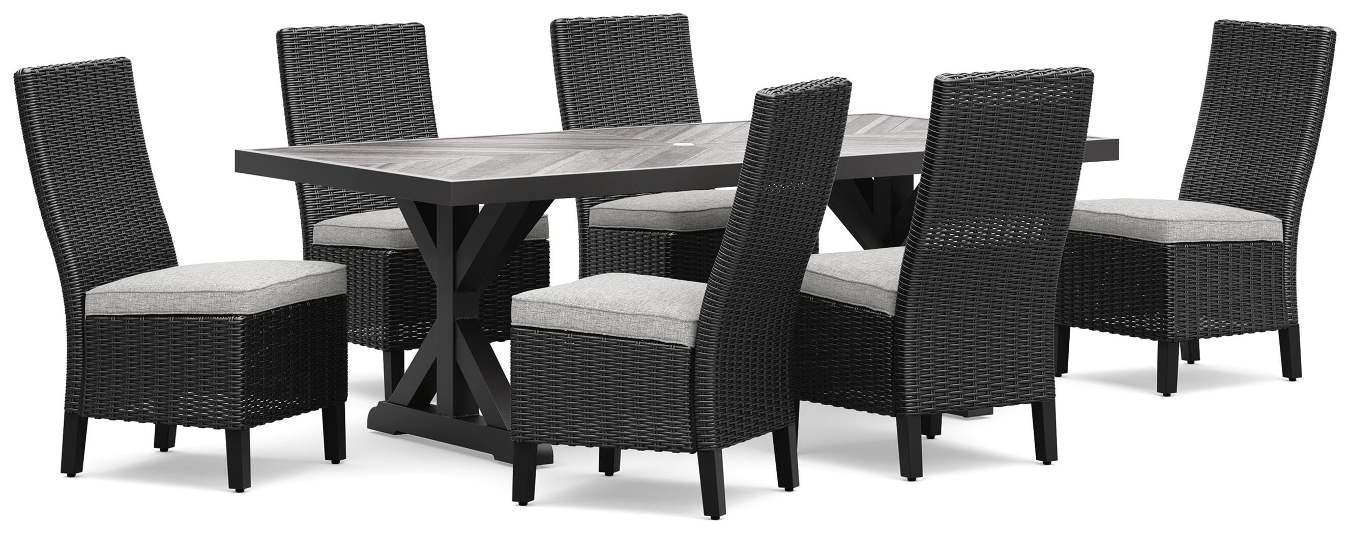 Beachcroft Outdoor Dining Table and 6 Chairs