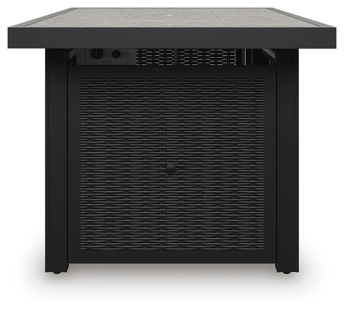 Beachcroft 3-Piece Outdoor Sectional and Fire Pit Table