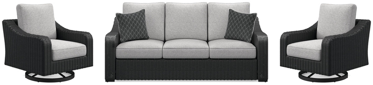 Beachcroft Outdoor Sofa and 2 Lounge Chairs